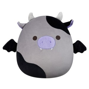 Squishmallows 12-Inch Bridgette Cow Bat Seasonal Squad Grey / Black | 346-IDVXOG