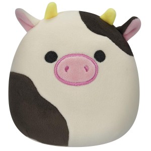 Squishmallows 5-Inch Connor Cow Classic Squad Black | 472-HYMWXB