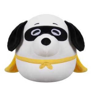Squishmallows Peanuts 8-Inch Superhero Snoopy Plush Peanuts by Schulz Black / White | 625-CMSTRU