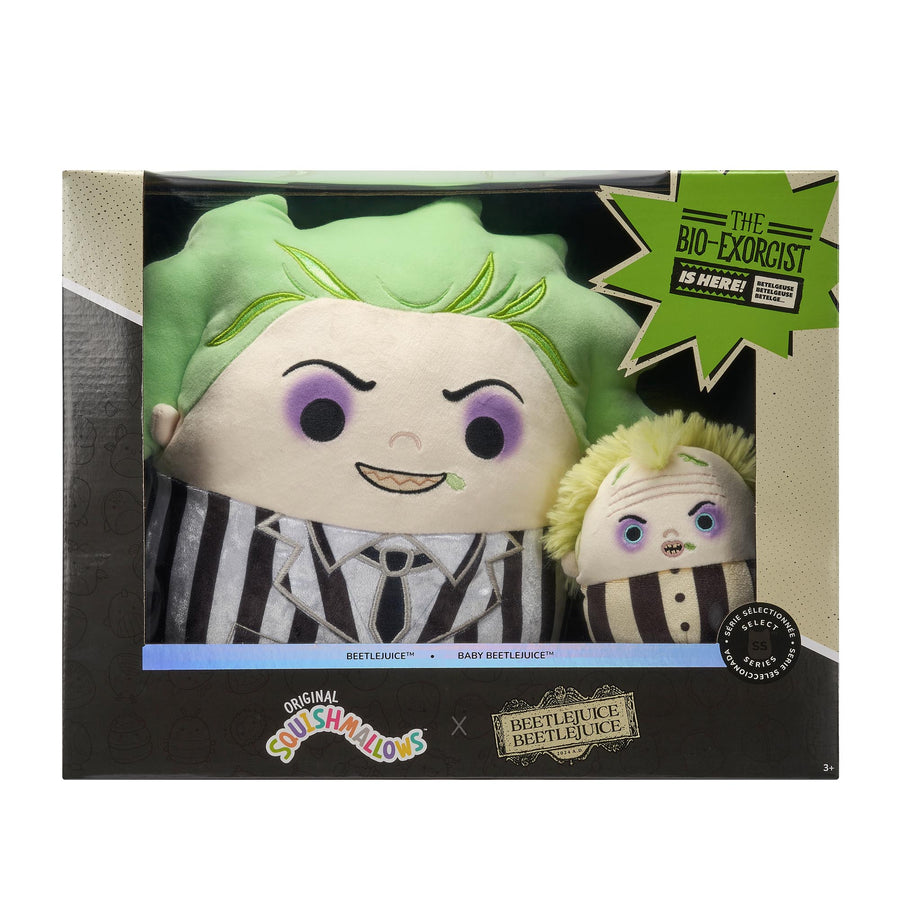 Squishmallows 10-Inch Beetlejuice and 4-Inch Baby Beetlejuice Multi Packs Green | 347-GCEXMW