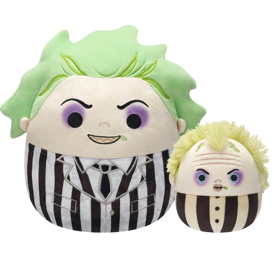 Squishmallows 10-Inch Beetlejuice and 4-Inch Baby Beetlejuice Multi Packs Green | 347-GCEXMW