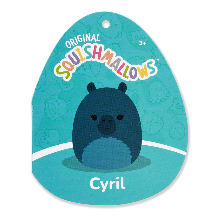 Squishmallows 10-Inch Cyril Dark Teal Capybara Fantasy Squad Black | 609-SUIJRC