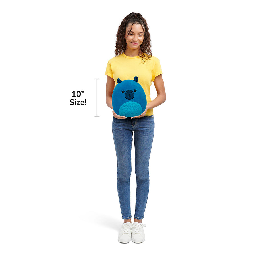 Squishmallows 10-Inch Cyril Dark Teal Capybara Fantasy Squad Black | 609-SUIJRC