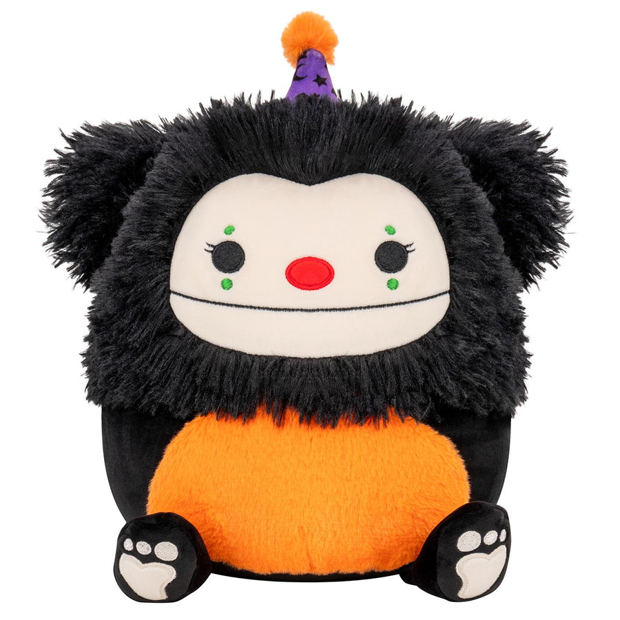 Squishmallows 10-Inch Feather Bigfoot Clown Celebrate \'Mallow Mash Black | 932-ZJKMTO