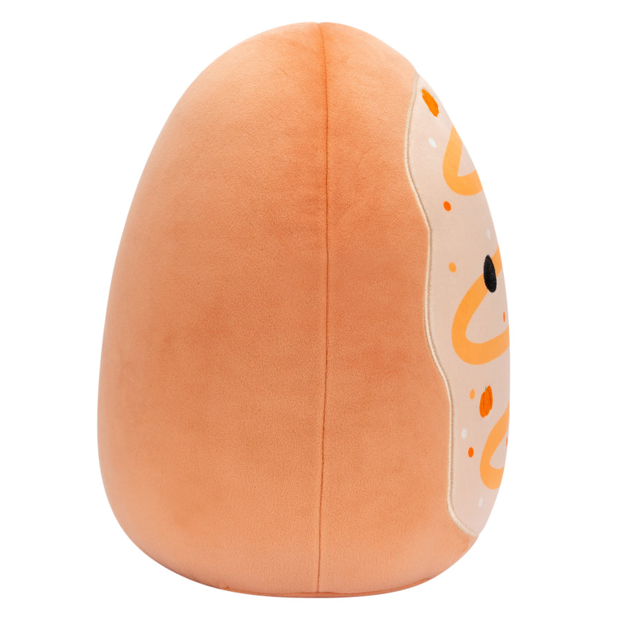 Squishmallows 11-Inch Tadd Frosted Pumpkin Donut with Drizzle Seasonal Squad Orange | 230-MDYACH