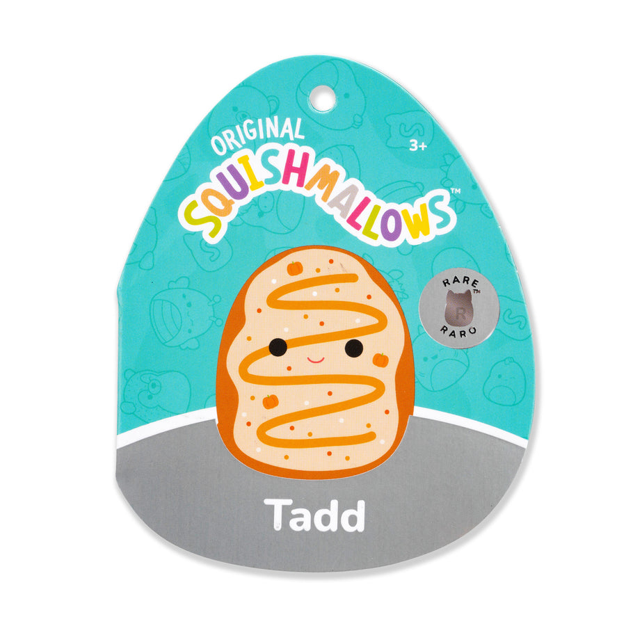 Squishmallows 11-Inch Tadd Frosted Pumpkin Donut with Drizzle Seasonal Squad Orange | 230-MDYACH