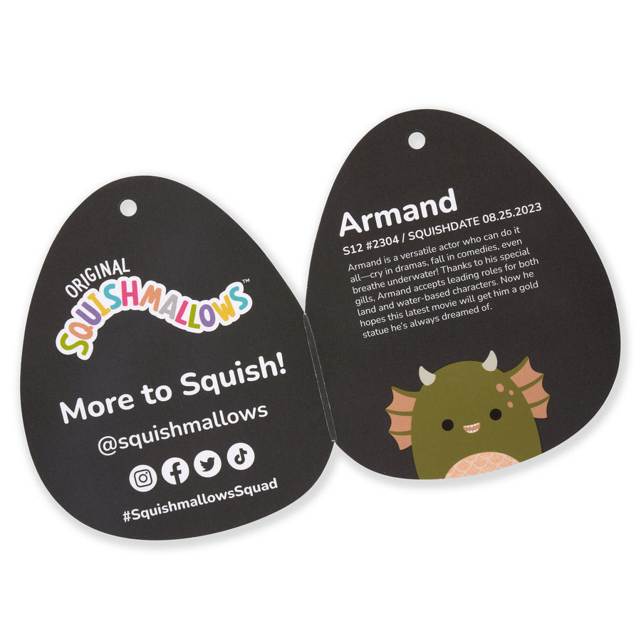Squishmallows 12-Inch Armand Swamp Monster Fantasy Squad Brown | 956-REDOZT