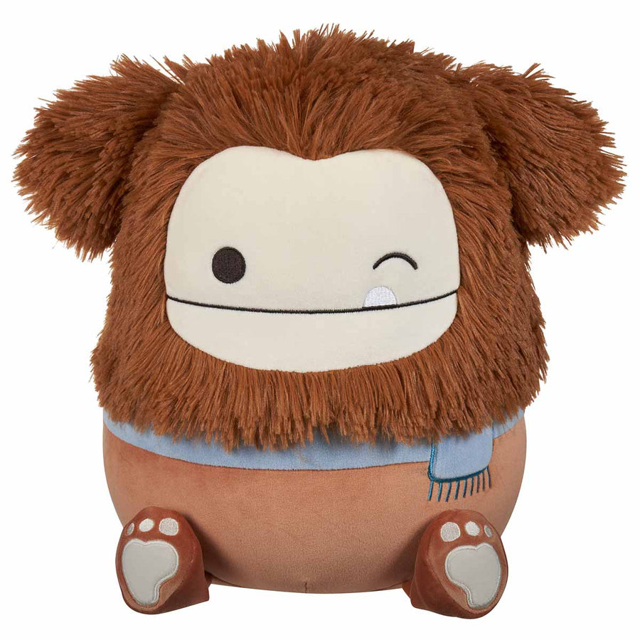 Squishmallows 12-Inch Benny Bigfoot With Scarf Fantasy Squad Brown | 715-IQXLSM