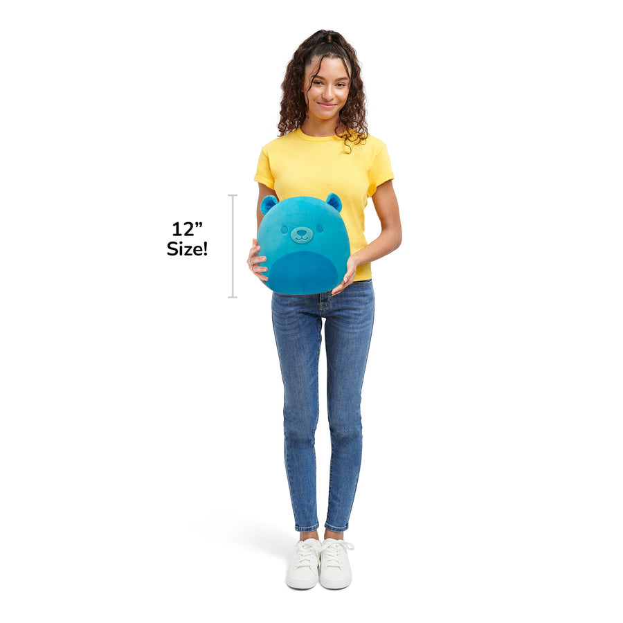 Squishmallows 12-Inch Blubo Bear Fantasy Squad Neon Blue | 306-KZXDHC