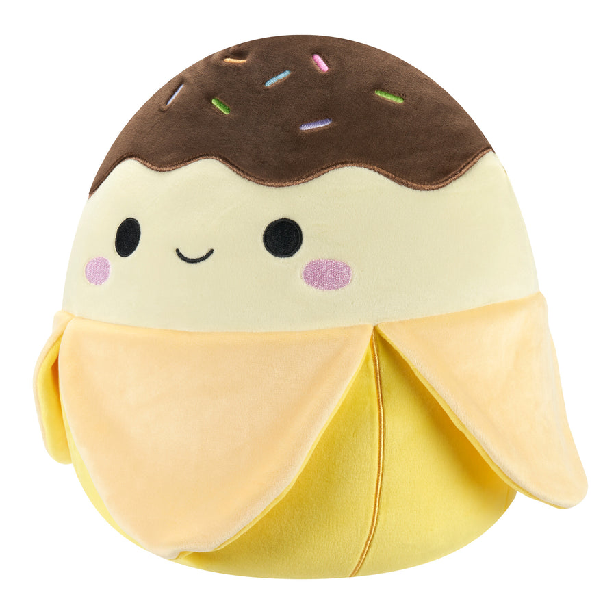 Squishmallows 12-Inch Junie Banana Fusion Squad Yellow | 670-GEUOXD
