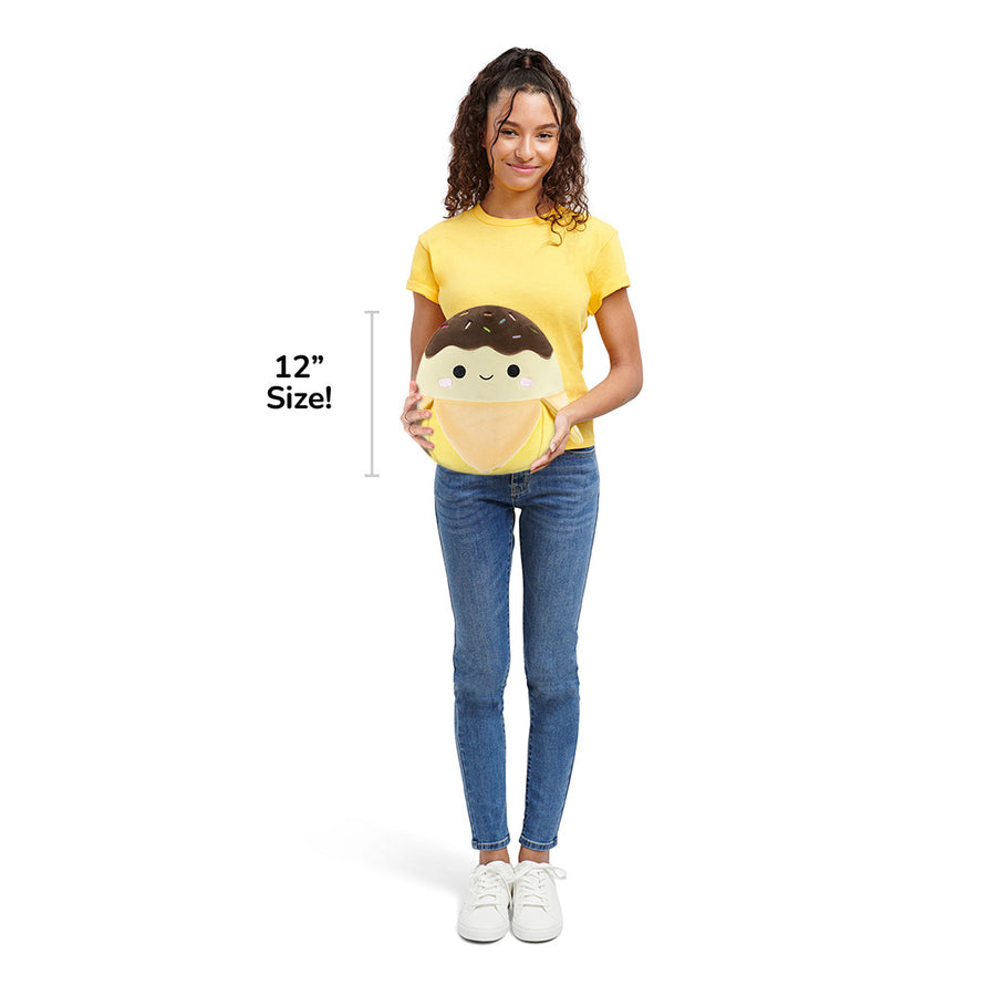 Squishmallows 12-Inch Junie Banana Fusion Squad Yellow | 670-GEUOXD