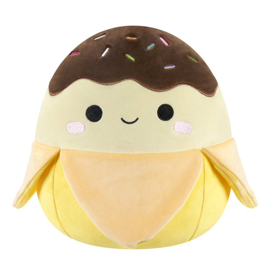 Squishmallows 12-Inch Junie Banana Fusion Squad Yellow | 670-GEUOXD
