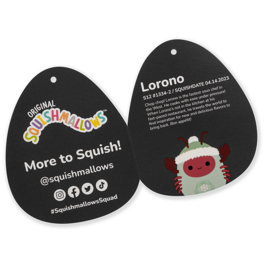 Squishmallows 12-Inch Lorono Lobster Sealife Squad Blue / Red | 892-KEFSJO
