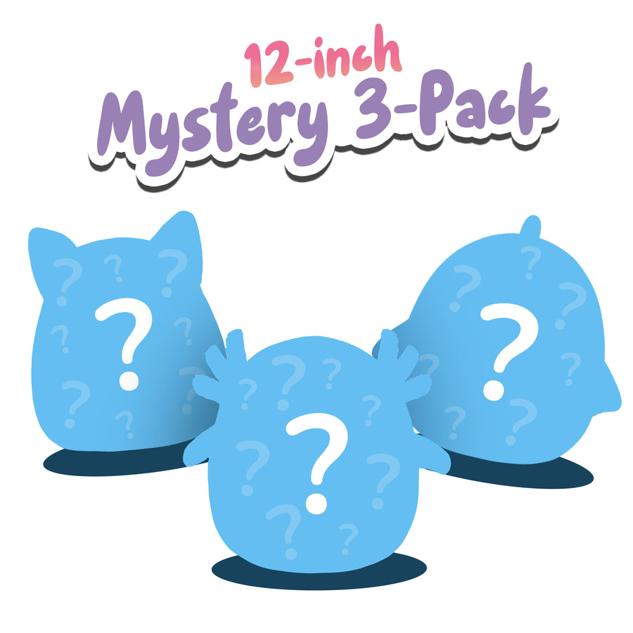 Squishmallows 12-Inch Mystery Plush 3 Pack Multi Packs Multicolor | 829-LMOPRX