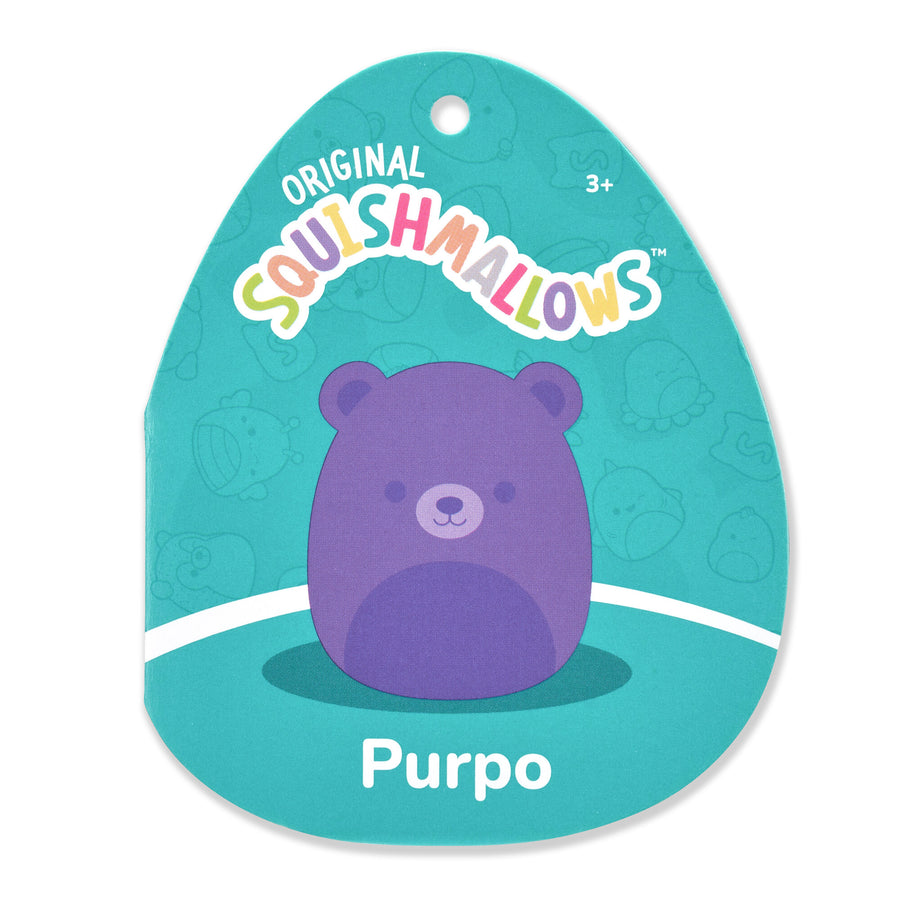 Squishmallows 12-Inch Purpo Bear Fantasy Squad Neon Purple | 319-UKDXWF
