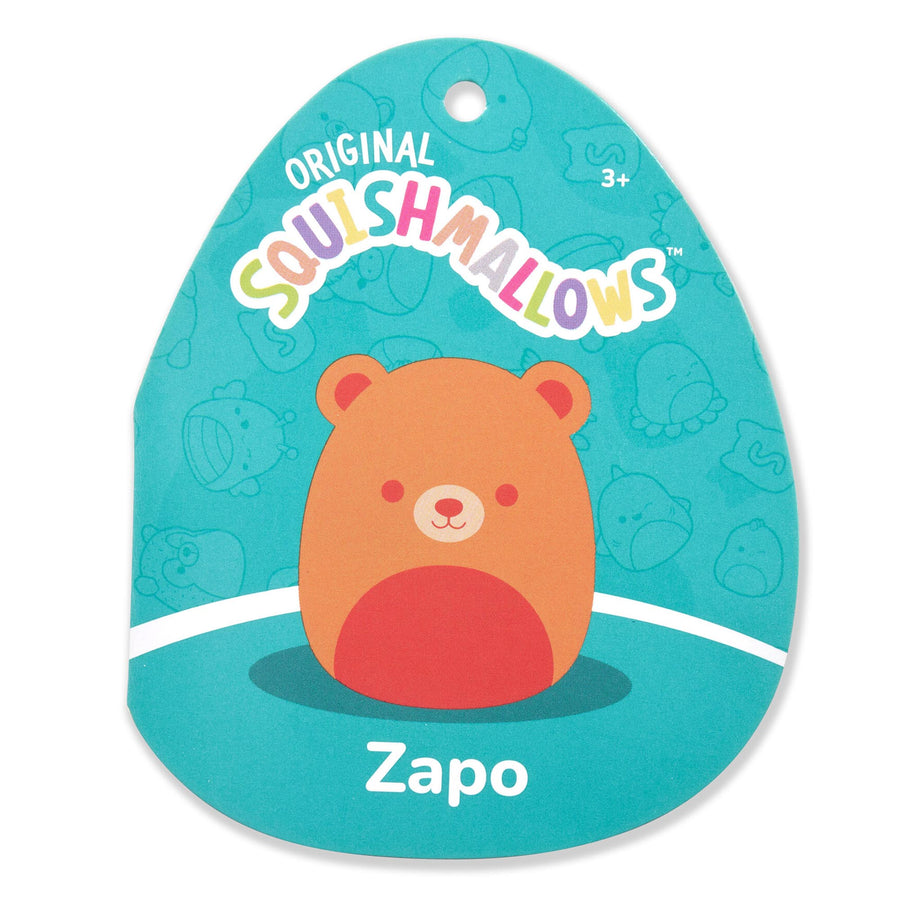 Squishmallows 12-Inch Zapo Bear Fantasy Squad Neon Orange | 507-BDWUQT