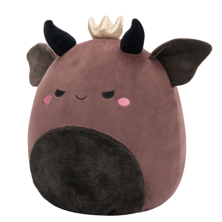 Squishmallows 16-Inch Ambergris Burgundy Goblin King Seasonal Squad Brown | 871-BNXZAC