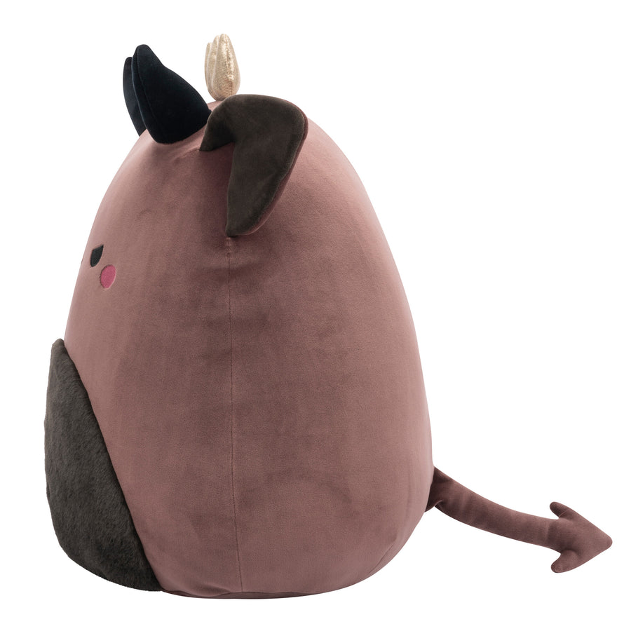 Squishmallows 16-Inch Ambergris Burgundy Goblin King Seasonal Squad Brown | 871-BNXZAC