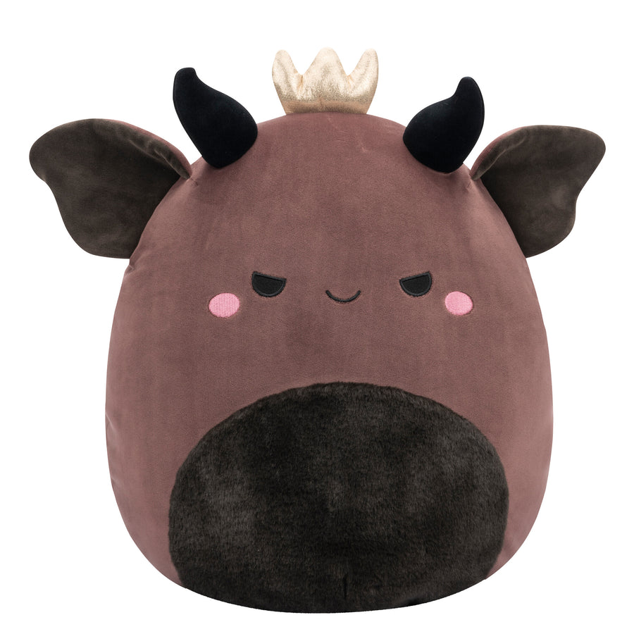 Squishmallows 16-Inch Ambergris Burgundy Goblin King Seasonal Squad Brown | 871-BNXZAC