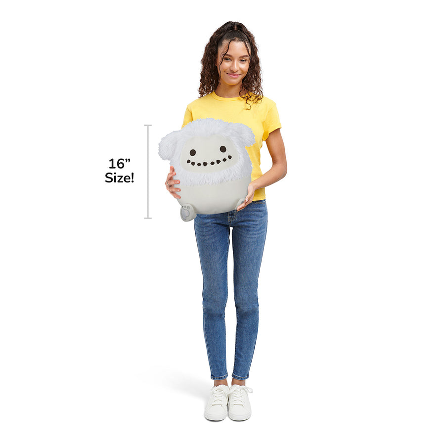 Squishmallows 16-Inch Benny the Bigfoot Snowman Sealife Squad White | 908-QXMPUT