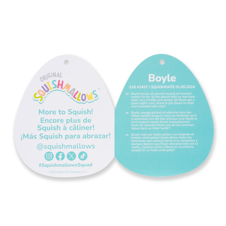 Squishmallows 16-Inch Boyle Fruit Bat Fantasy Squad Blue | 495-GWQVFE