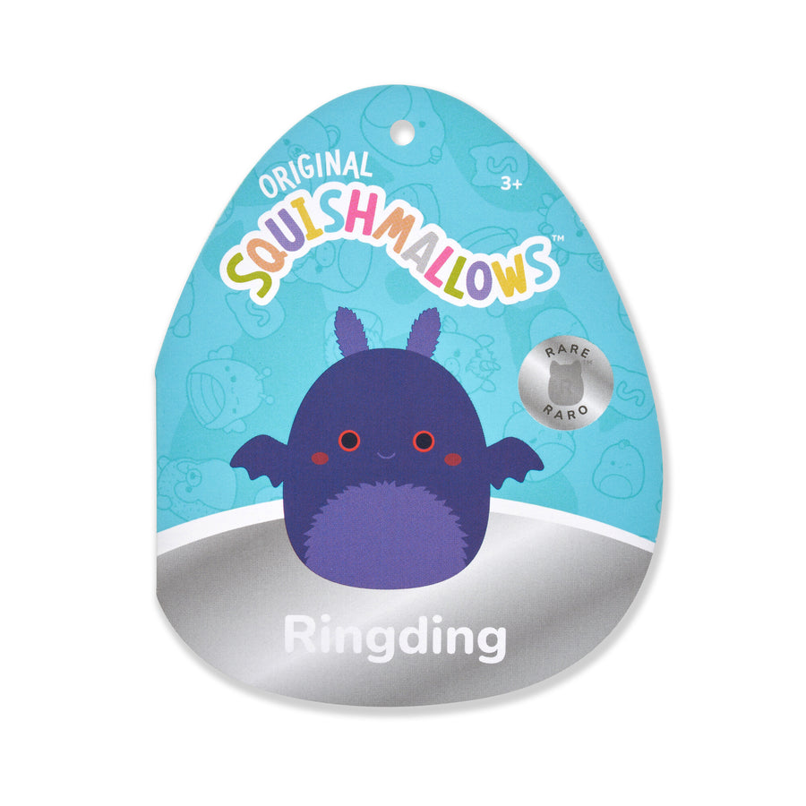 Squishmallows 16-Inch Ringding Dark Mothman Fantasy Squad Purple | 870-NEHIKF