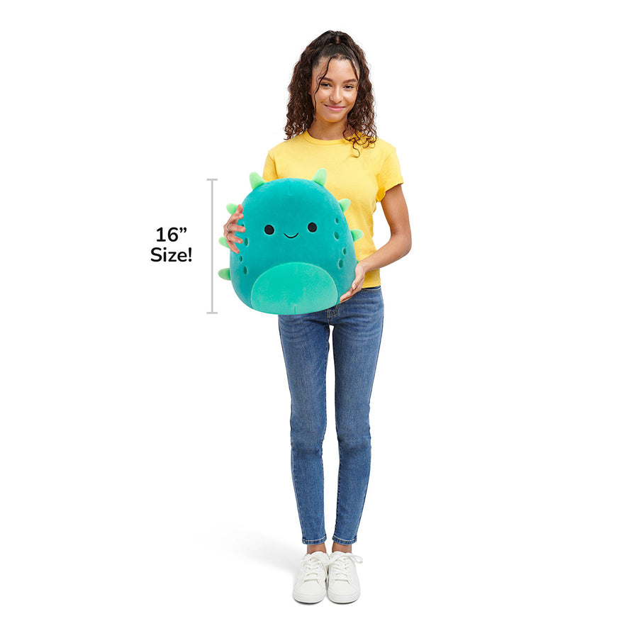 Squishmallows 16-Inch Wasabi Sea Cucumber Sealife Squad Green | 176-PIYHLM