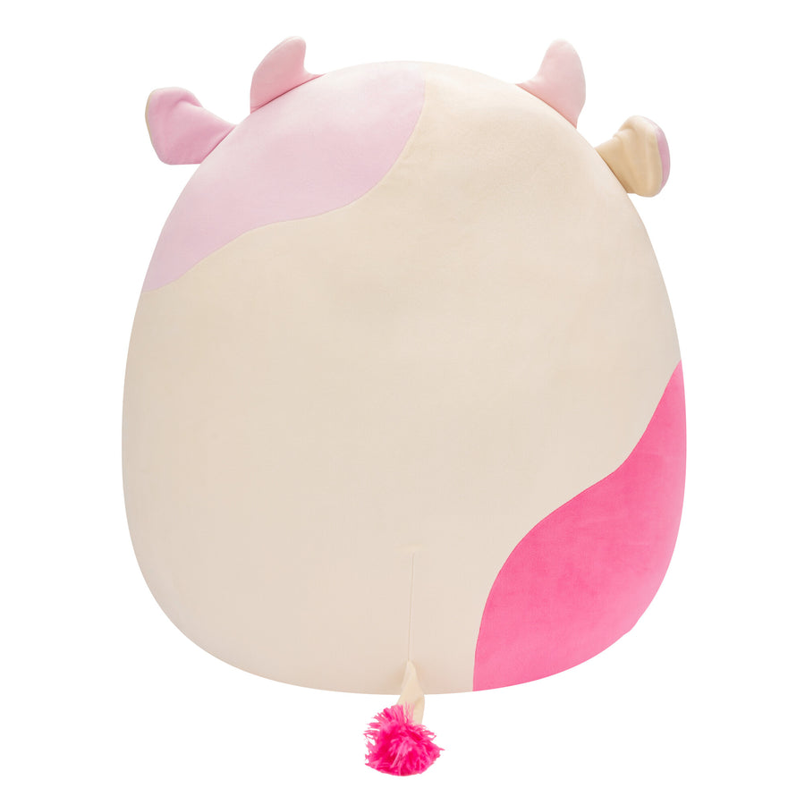 Squishmallows 20-Inch Caedyn Cream Cow with Spots Fantasy Squad Pink | 267-AUDNSJ
