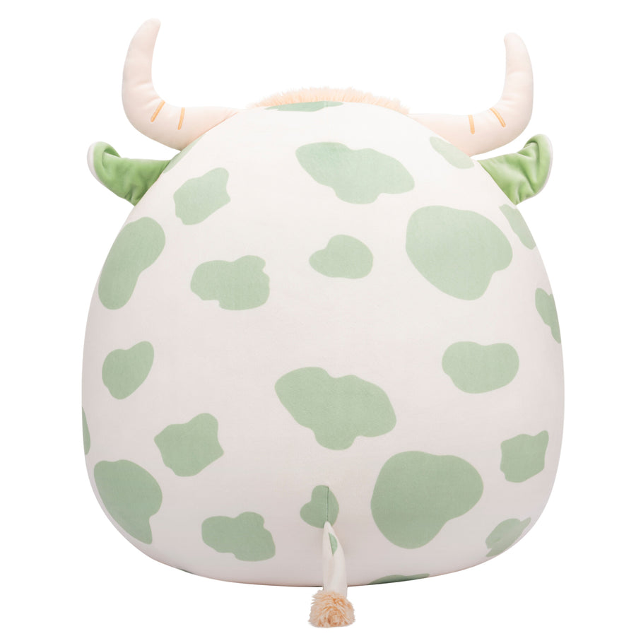 Squishmallows 20-Inch Celestino Sage Spotted Highland Cow Fantasy Squad Green | 952-YNOBRD