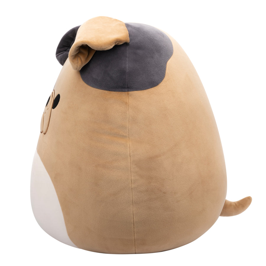 Squishmallows 20-Inch Loafer Bulldog Buddy Squad Brown | 318-ESUKGI