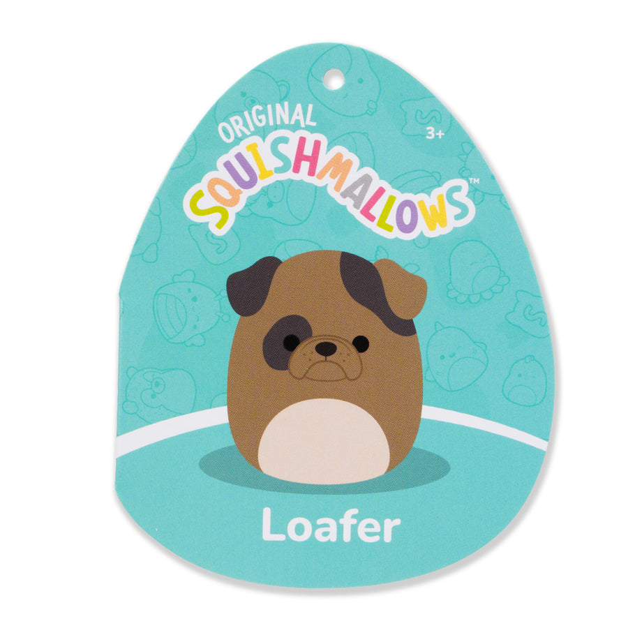 Squishmallows 20-Inch Loafer Bulldog Buddy Squad Brown | 318-ESUKGI