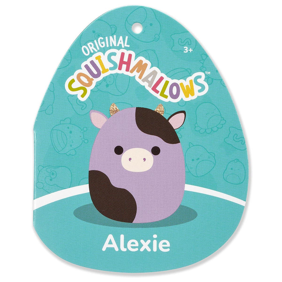 Squishmallows 24-Inch Alexie Cow Fantasy Squad Purple | 758-ESNIWX