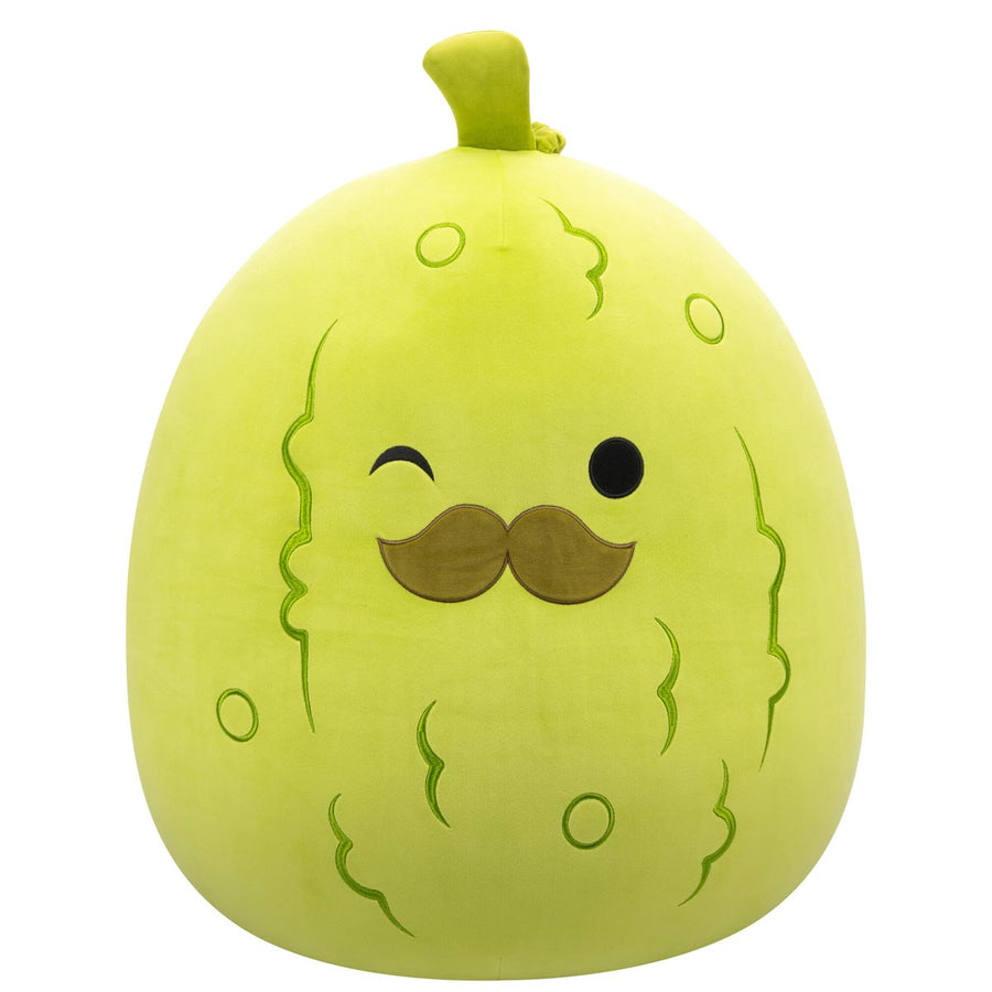 Squishmallows 24-Inch Charles Pickle with Mustache Food Squad Green | 629-FSQCDP