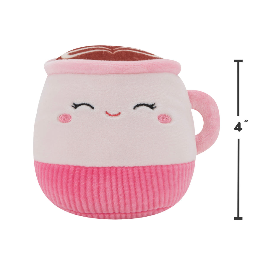 Squishmallows 2-Pack Squeaky Plush Dog Toy (Cafe - Emery & Deja) Dog Toy Pink | 913-XJIDOQ
