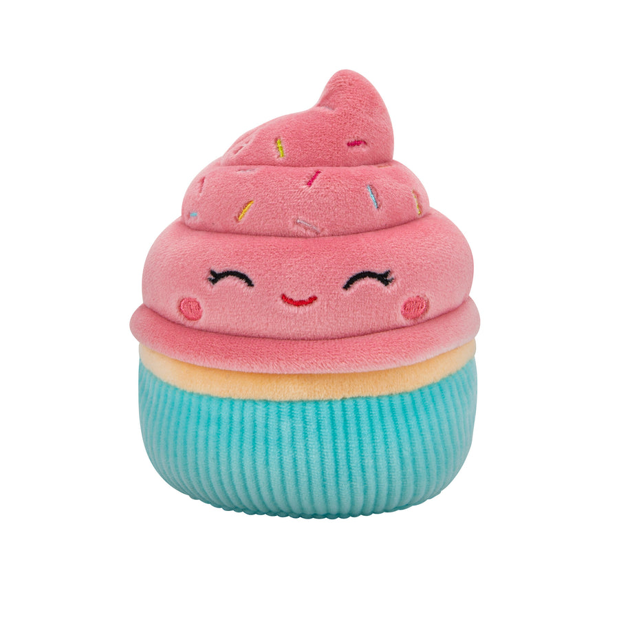 Squishmallows 2-Pack Squeaky Plush Dog Toy (Sweets - Poplina & Diedre) Dog Toy Red / Purple | 736-TBYUWD