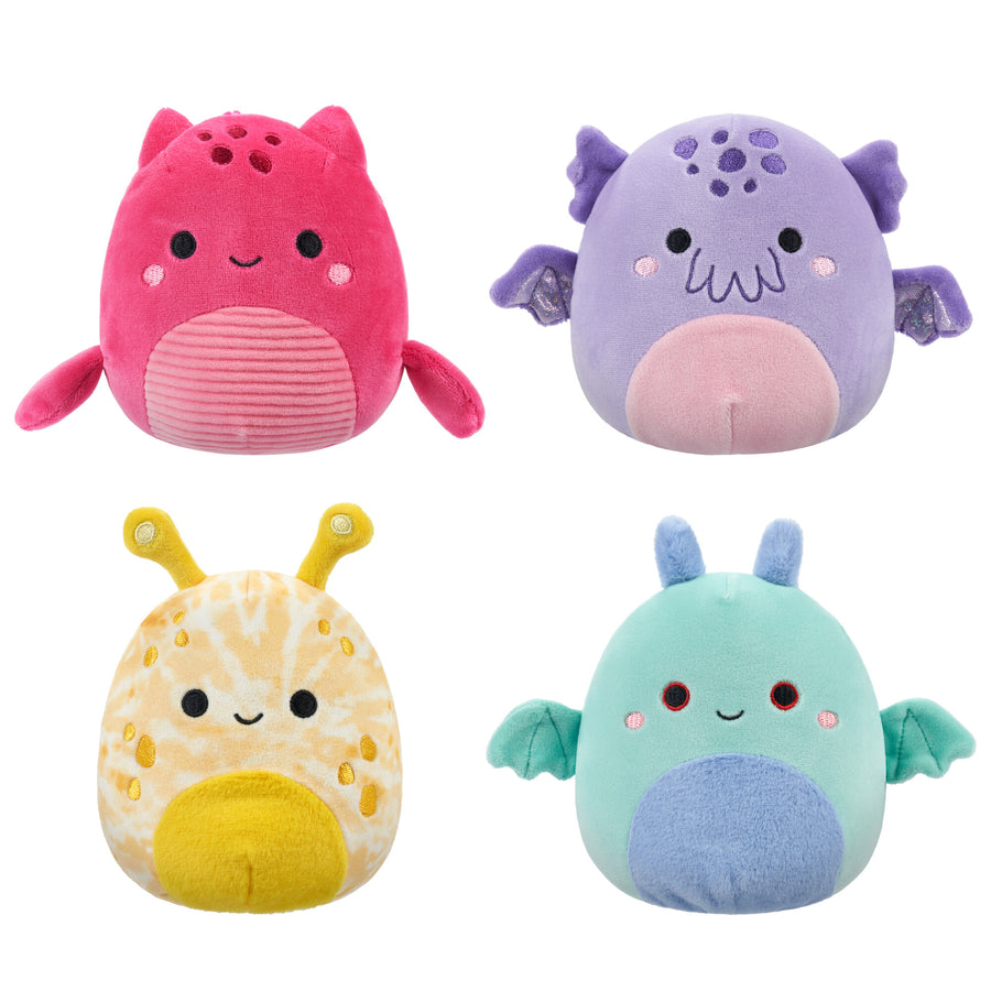 Squishmallows 5-Inch Cryptids 4-Pack Multi Packs Multicolor | 196-AOBUSI