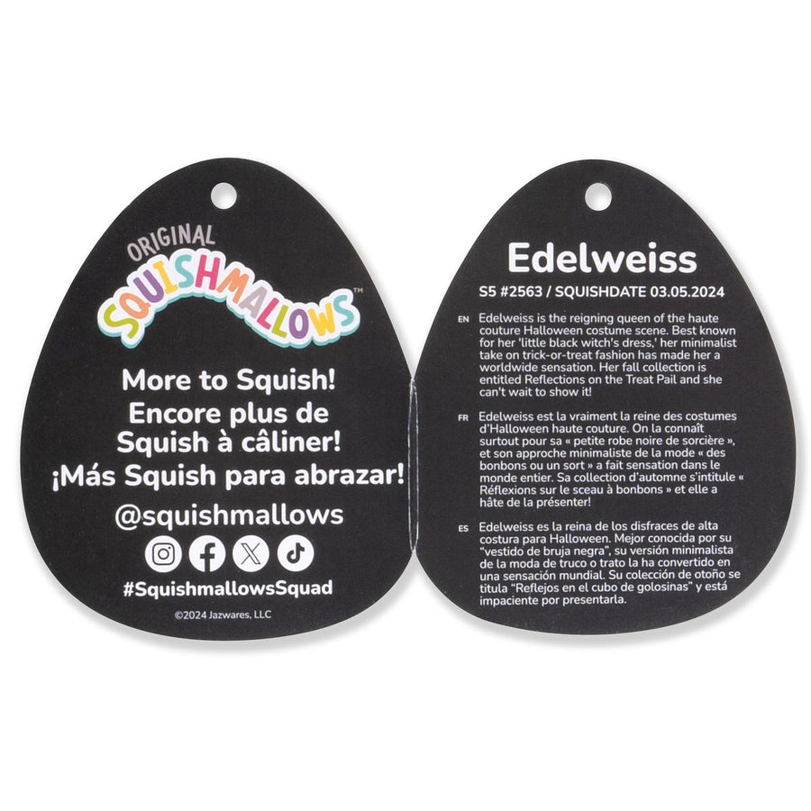 Squishmallows 5-Inch Edelweiss Goth Jester Celebrate 'Mallow Mash Red | 270-OHKCRX