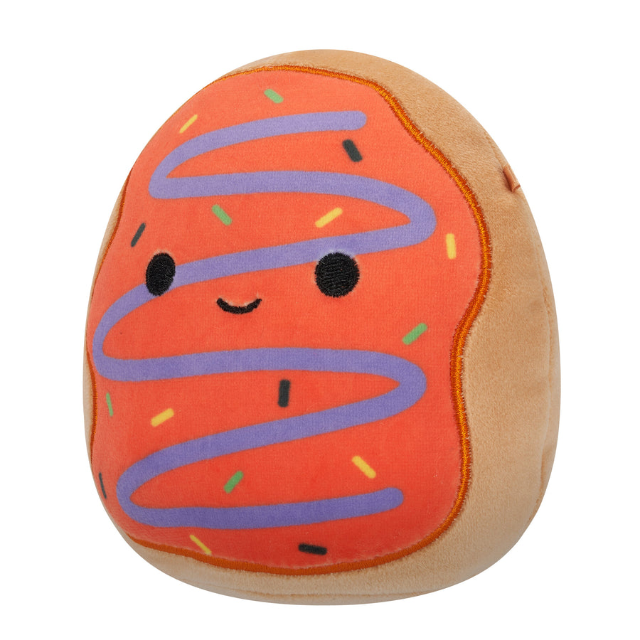 Squishmallows 5-Inch Jay Frosted Donut with Drizzle Seasonal Squad Purple | 216-TBSOQC