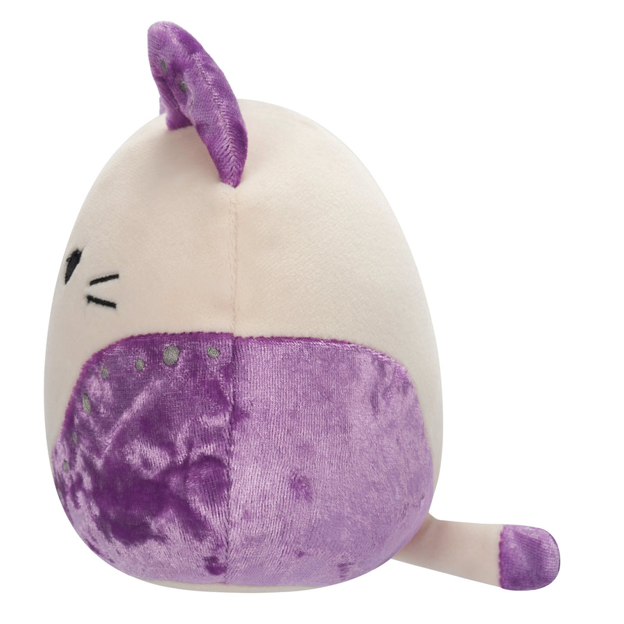 Squishmallows 5-Inch Rune Velvet Cat Fantasy Squad White | 598-FLRDPY