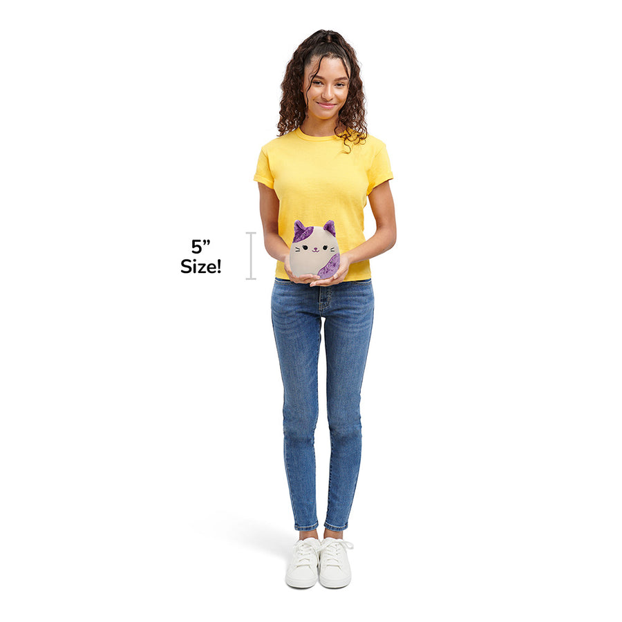 Squishmallows 5-Inch Rune Velvet Cat Fantasy Squad White | 598-FLRDPY