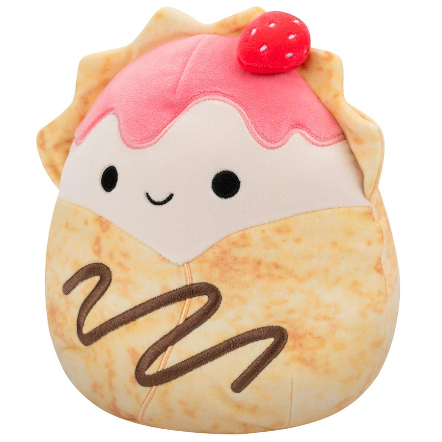 Squishmallows 7.5-Inch Gasten Strawberry Crepe Food Squad Brown | 302-XYZDOS