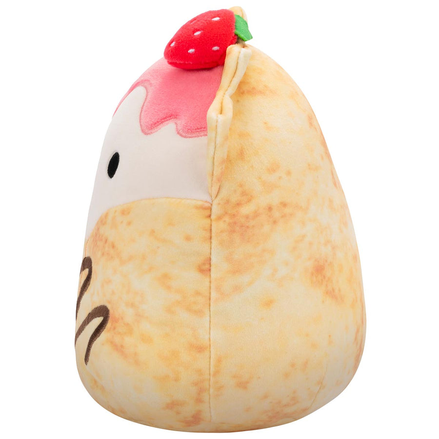 Squishmallows 7.5-Inch Gasten Strawberry Crepe Food Squad Brown | 302-XYZDOS