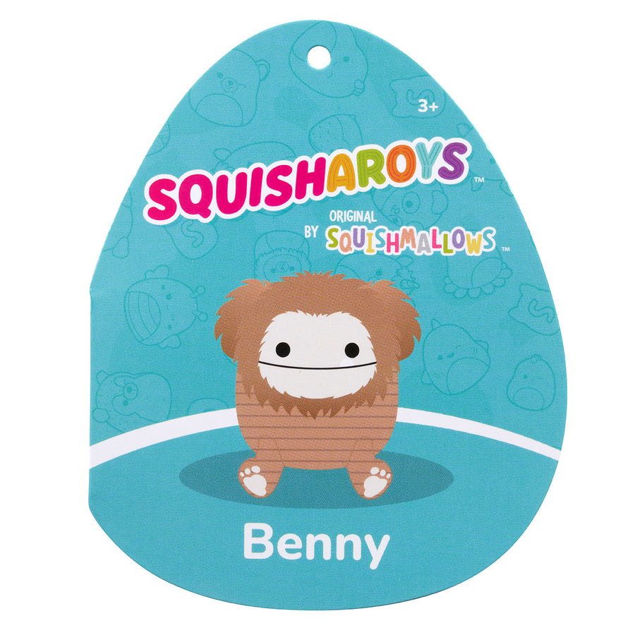 Squishmallows 8-Inch Benny Corduroy Bigfoot Fantasy Squad Brown | 369-UQJXKV