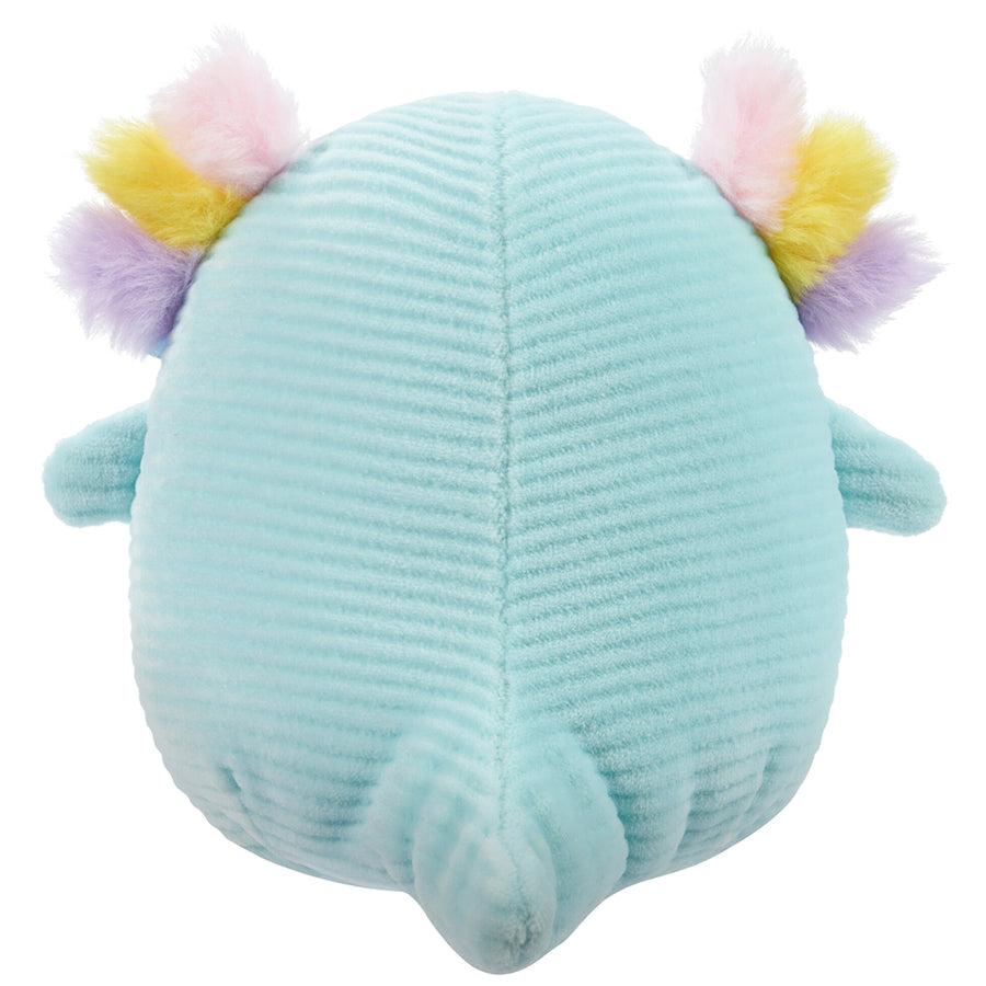 Squishmallows 8-Inch Irina Teal Corduroy Axolotl Sealife Squad Blue | 918-DPNMTA