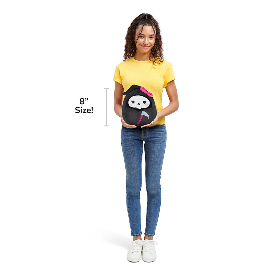 Squishmallows 8-Inch Jane Grim Reaper with Bow Seasonal Squad Black | 054-TVMJUO