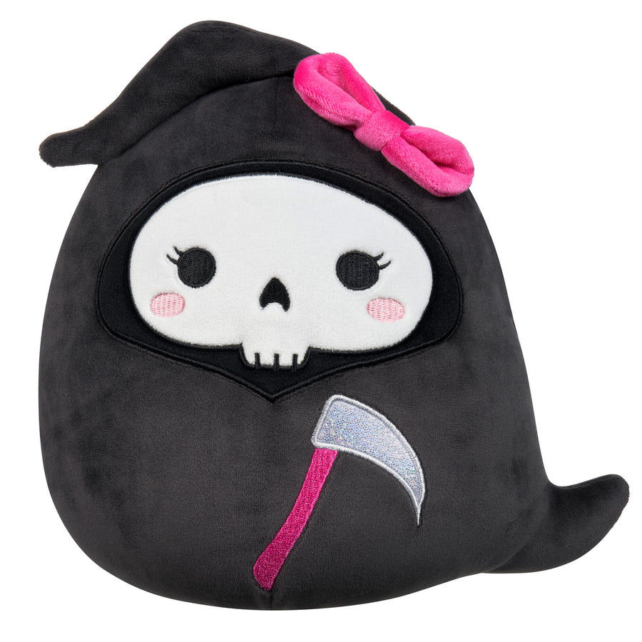 Squishmallows 8-Inch Jane Grim Reaper with Bow Seasonal Squad Black | 054-TVMJUO