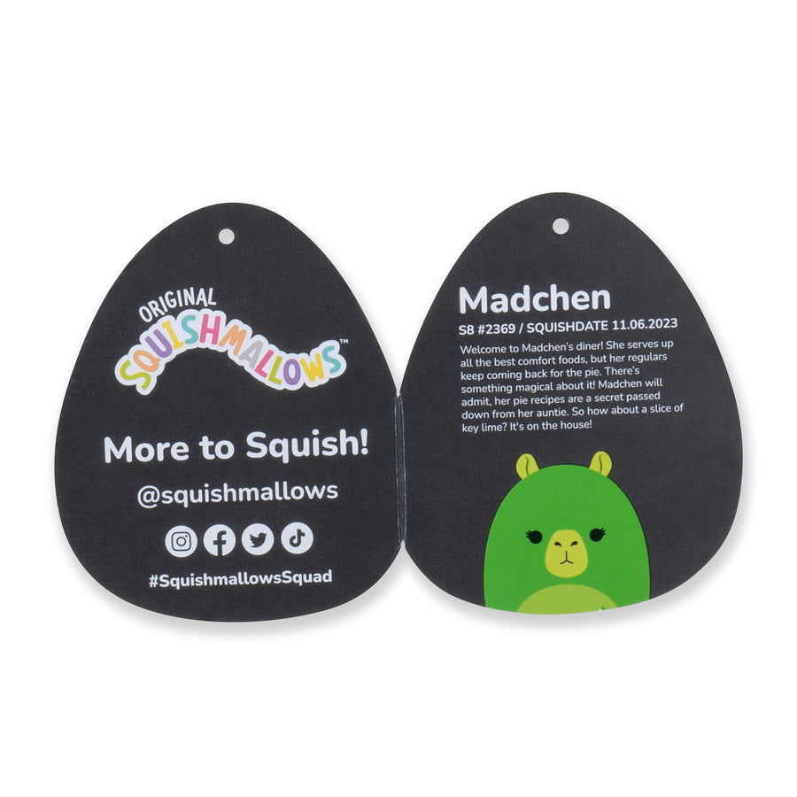 Squishmallows 8-Inch Madchen Lime Scented Capybara Fusion Squad Green | 387-HDMXOY