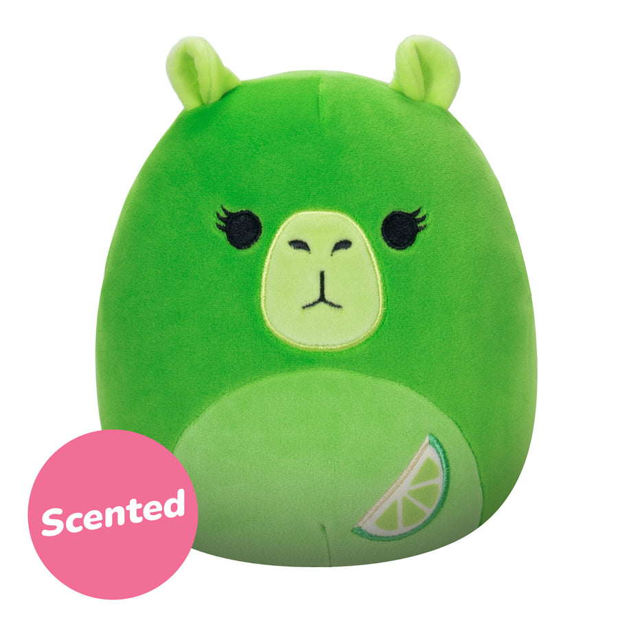 Squishmallows 8-Inch Madchen Lime Scented Capybara Fusion Squad Green | 387-HDMXOY