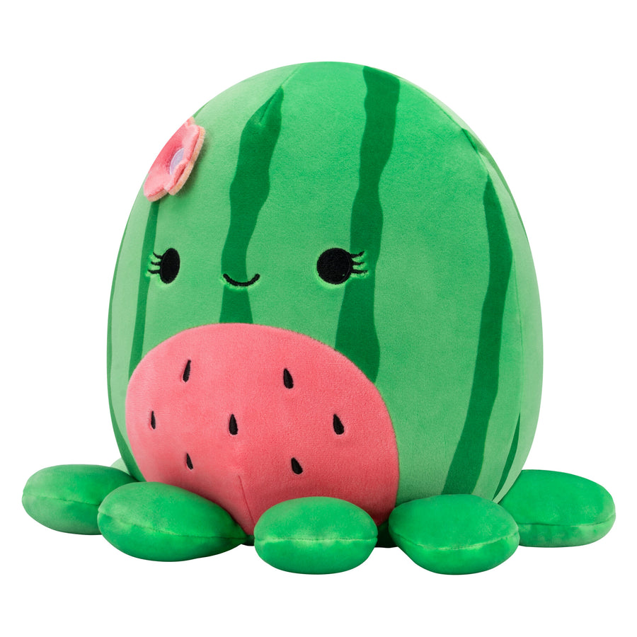 Squishmallows 8-Inch Marcella Watermelon Octopus Fusion Squad Green | 410-ESDYUH