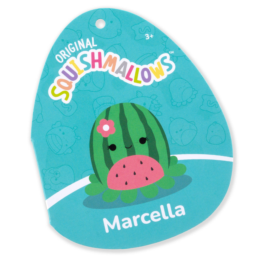 Squishmallows 8-Inch Marcella Watermelon Octopus Fusion Squad Green | 410-ESDYUH